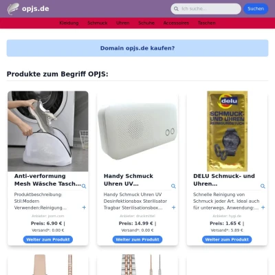 Screenshot opjs.de