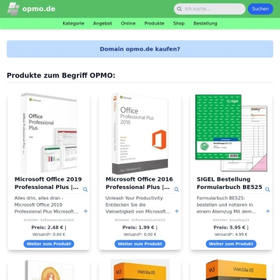 Screenshot opmo.de
