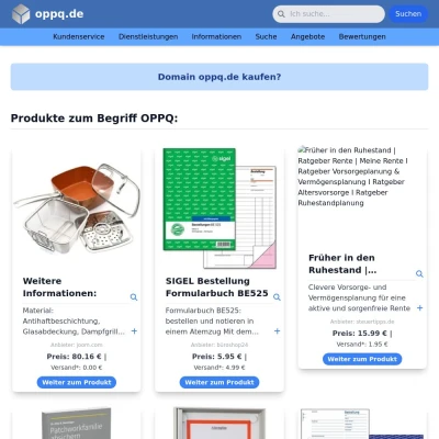 Screenshot oppq.de