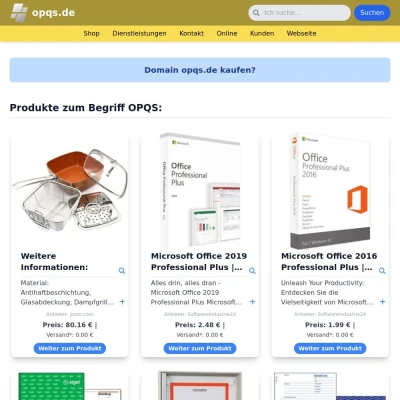 Screenshot opqs.de