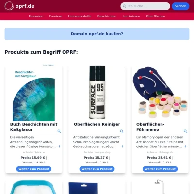 Screenshot oprf.de