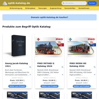 Screenshot optik-katalog.de