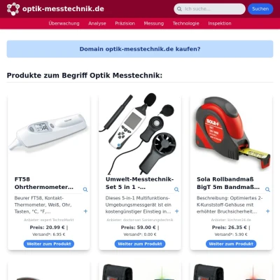 Screenshot optik-messtechnik.de