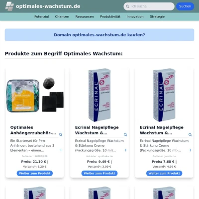Screenshot optimales-wachstum.de