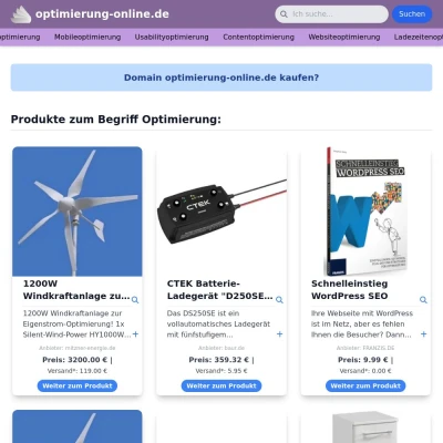 Screenshot optimierung-online.de