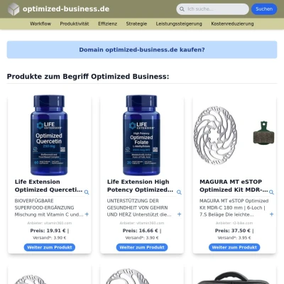 Screenshot optimized-business.de