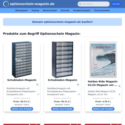 Screenshot optionsschein-magazin.de