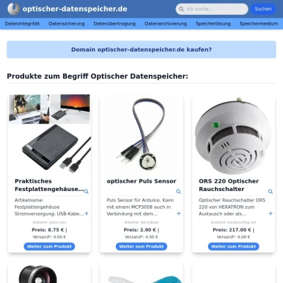 Screenshot optischer-datenspeicher.de