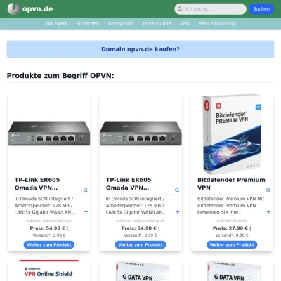 Screenshot opvn.de