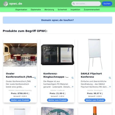Screenshot opwc.de