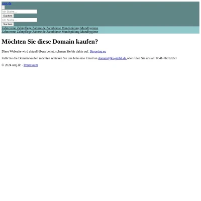 Screenshot oraj.de