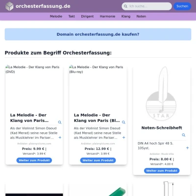 Screenshot orchesterfassung.de