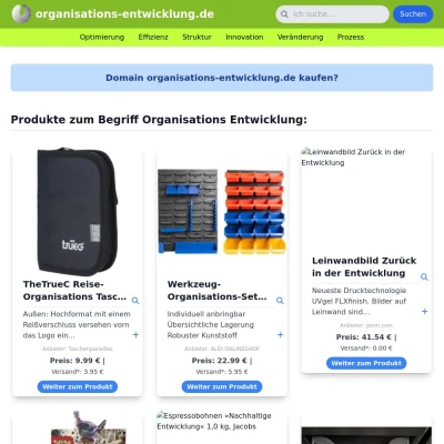 Screenshot organisations-entwicklung.de