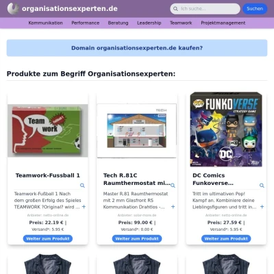 Screenshot organisationsexperten.de