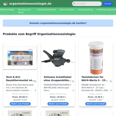 Screenshot organisationssoziologie.de