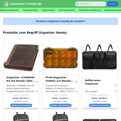 Screenshot organizer-handy.de