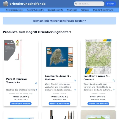 Screenshot orientierungshelfer.de