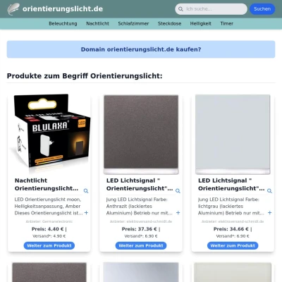 Screenshot orientierungslicht.de