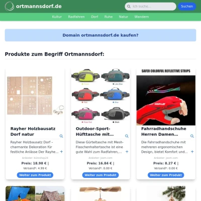 Screenshot ortmannsdorf.de