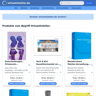 Screenshot ortsamtsleiter.de