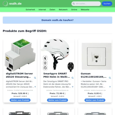 Screenshot osdh.de