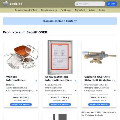 Screenshot oseb.de