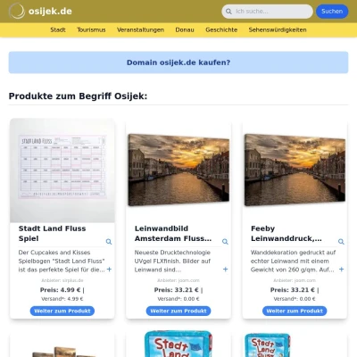 Screenshot osijek.de