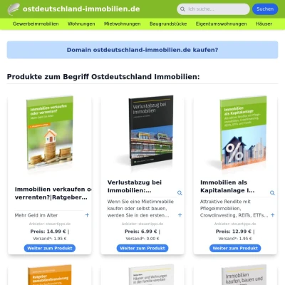 Screenshot ostdeutschland-immobilien.de