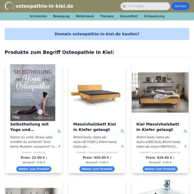 Screenshot osteopathie-in-kiel.de