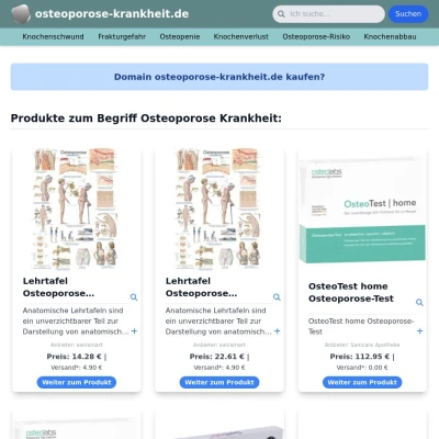 Screenshot osteoporose-krankheit.de