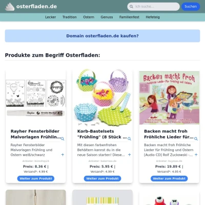 Screenshot osterfladen.de