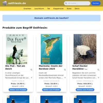 Screenshot ostfriesin.de