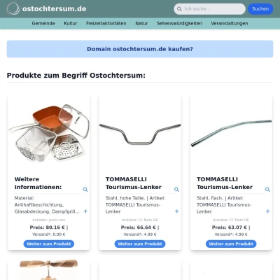 Screenshot ostochtersum.de