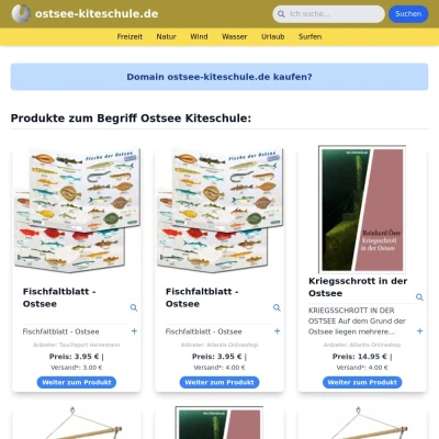 Screenshot ostsee-kiteschule.de