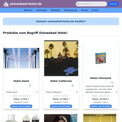 Screenshot ostseebad-hotel.de