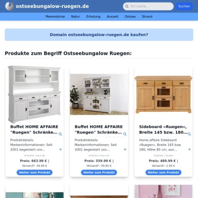 Screenshot ostseebungalow-ruegen.de