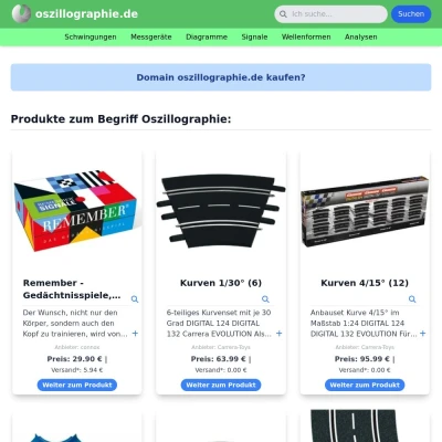 Screenshot oszillographie.de
