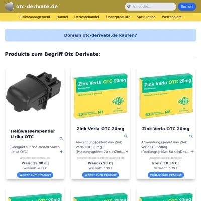 Screenshot otc-derivate.de