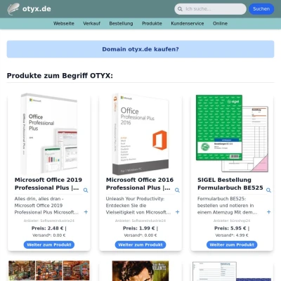 Screenshot otyx.de