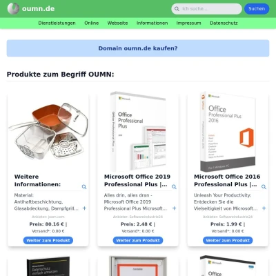 Screenshot oumn.de