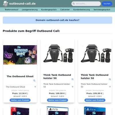 Screenshot outbound-call.de