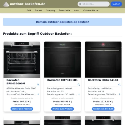 Screenshot outdoor-backofen.de