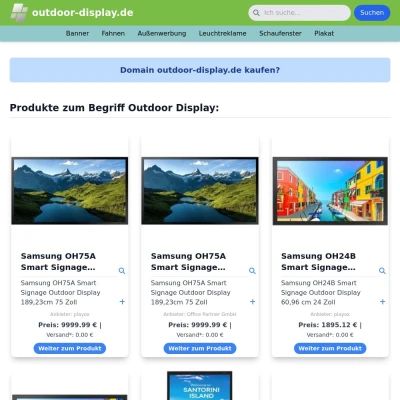 Screenshot outdoor-display.de