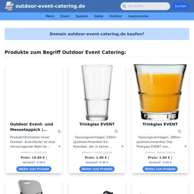 Screenshot outdoor-event-catering.de