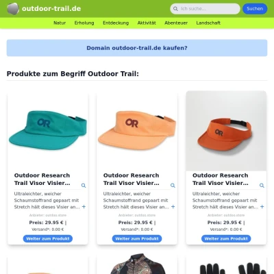 Screenshot outdoor-trail.de