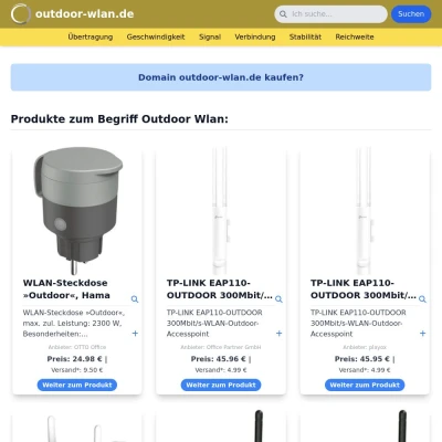 Screenshot outdoor-wlan.de
