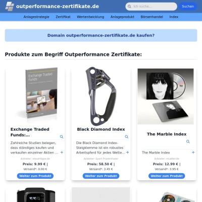 Screenshot outperformance-zertifikate.de