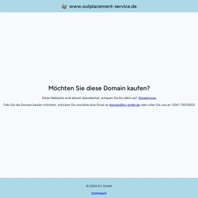 Screenshot outplacement-service.de