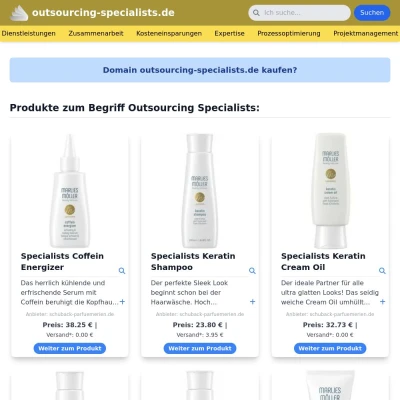 Screenshot outsourcing-specialists.de