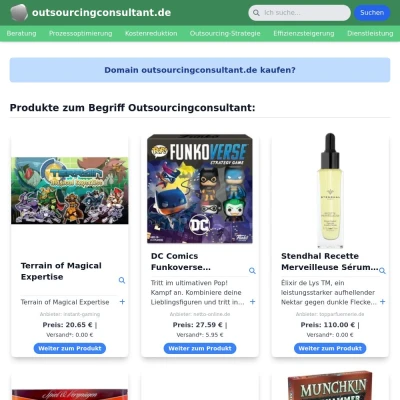 Screenshot outsourcingconsultant.de